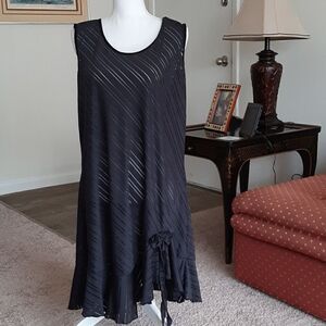 Dream Dance by Line Art black flowing sleeveless dress